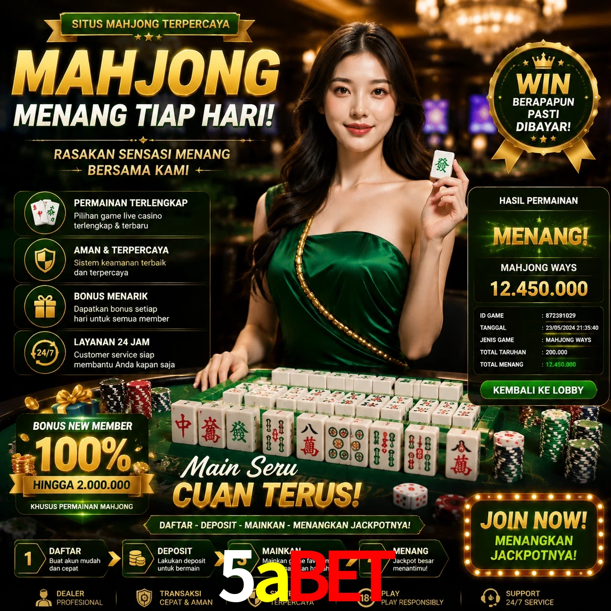 Cashback VIP 5abet - reembolso semanal